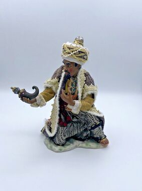 VTG Member's Mark Christmas Nativity 10" Wiseman Figurine Replacement Brown READ